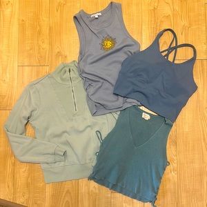 (4) Pieces! Blue Haul!